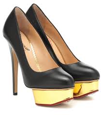 Dolly Leather Plateau Pumps