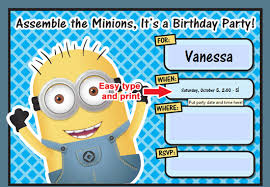 Minion card/minion birthday card ideas/how to make minion card for kids/minion card making it is a handmade minion card for. Free Printable Despicable Me Minion Birthday Invitation