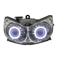 Kt Headlight For Honda St1300 Pan European 2001 2016 Led Angel Eye Motorcycle Hid Projector Assembly 2014 2013 20 Motorcycle Accessories Hidden Projector Honda