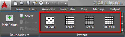 In selection list type select custom. Autocad Hatch Tip Create Ceiling Pattern Faster And Get Smaller File Size