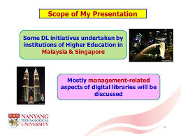 Tan sri dr abdullah sanusi digital library, open. 1 Digital Library Initiatives In Higher Education In Malaysia Singapore Shaheen Majid Ppt Download