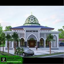 Gambar ini sangat cocok untuk mahasiswa arsitek atau sipil yang sedang ingin belajar. Desain Masjid 2 Lantai Minimalis Terbaru Cek Bahan Bangunan