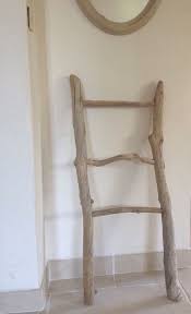 Porte Serviettes Plaids Vetements En Bois Flotte Meubles Et Rangements Par Idee Deco Bois Flotte Bois Flotte Etagere Bois Flotte