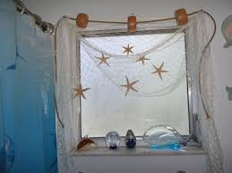 15 Ft X 8 Ft Nautical Fish Fishing Net Window Curtains Valance Bath Decor Wall Ebay Nautical Bathroom Decor Small Bathroom Window Bath Decor