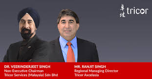 Check spelling or type a new query. Tricor Group Appoints Dr Veerinderjeet Singh As Non Executive Chairman Of Tricor Malaysia And Mr Ranjit Singh As Regional Managing Director Of Tricor Axcelasia