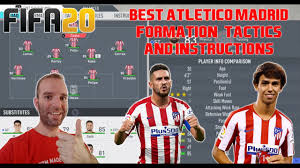 Quick view atletico madrid 20/21 home men soccer jersey personalized name and number item specifics brand: Best Atletico Madrid Formation Tactics And Instructions Fifa 20 Tutorial Youtube