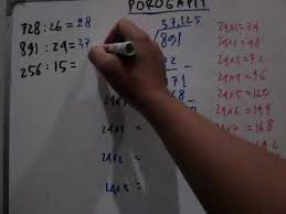 Cara hitung pembagian harta warisan secara islam. Cara Pembagian Porogapit Ratusan Dibagi Puluhan Jelas Dan Mudah Youtube