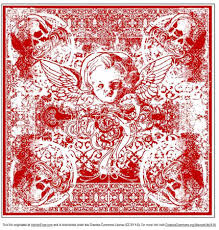 Search more hd transparent bandana pattern image on kindpng. Wicked Cherub Bandana Vector