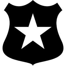 There's are more stars availble in unicode than could possibly be considered useful. Free Icon Police Shield With A Star Symbol