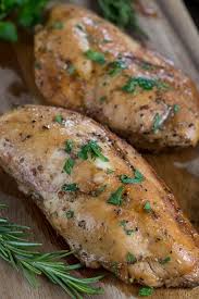 Remove the lid and drizzle the chicken with oil or marinade and cook without a lid for one to two hours, roasting every 20 to 30 minutes. Easy Oven Baked Chicken Breasts With The Best Marinade Crazy For Crust