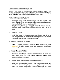 Abdul hafiz abdullah, hussin salomon, azmi shah suratman & sulaiman shakib mohd noor. Kaedah Menghafaz Al Quran