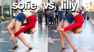 I (to have) a bath. Dance Moms Lilly K Vs Sofie Dossi Funny Contortion Challenge Youtube