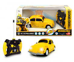 Race and battle in car and robot modes! Rc Transformers M6 Bumblebee Transformers Known From Tv Brands Products Www Dickietoys De