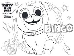 Puppy Dog Pals Coloring Pages Bingo Disney Coloring Pages Cartoon Coloring Pages Paw Patrol Coloring Pages