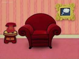 Human speech (while in her room) leaving pawprints. Living Room Blues Clues Background Novocom Top