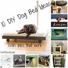 10 Diy Dog Beds Diy Dog Stuff Diy Dog Bed Dog Bed