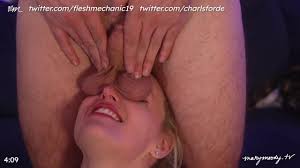 Charlie Forde, Mary Moody and Flesh Mechanic tease each other pre blowjob  show on cam