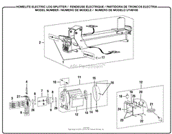 When i try to run it, it blows a circuit breaker on the log splitter. Homelite Electric Log Splitter Ut49103 Parts Diagrams