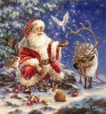 Dona Gelsinger Art Immagini Di Natale Babbo Natale Cartoline Di Natale