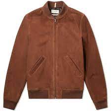 A P C Louis W Ferris Jacket 195 Brl Liked On Polyvore Featuring Outerwear Jackets A P C Jacket And Brown Jacket Jackets Clothes Design Brown Jacket