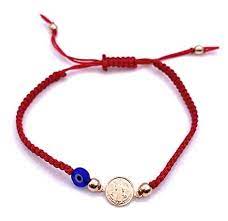 Check spelling or type a new query. Amazon Com Red String Bracelet Kabbalah St Benedict Evil Eye Adjustable Mal De Ojo Protection Bracelet Handmade