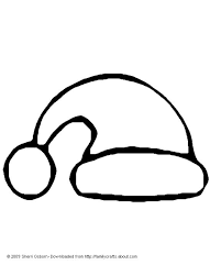 This compilation of over 200 free, printable, summer coloring pages will keep your kids happy and out of trouble during the heat of summer. Santa Hat Coloring Page And Template Santa Hat Printable Christmas Coloring Pages Christmas Stocking Template