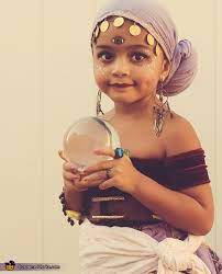 Don't be afraid to mix colors and patterns, especially for women's costumes. Fortune Teller Child Costume Diy Costumes Under 45