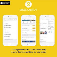 If You Prefer To Simply Take Screenshot Instead Of Writing A Note Shashashot Is Perfect For You Use The App To Search And Annot App App Store Photo And Video