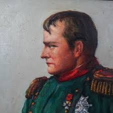 Pedro E. Lopez (American. 20th Cent.) Napoleon Painting sold at auction