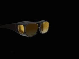 Shades For Men LVIOE Night-Vision Driving Glasses Wrap Around Anti Glare  Highest Rated Night Driving Glasses