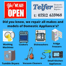 They also appear in other related business categories including major appliance refinishing & repair, major appliances, and small appliances. Telfer Domestic Appliance Repairs Dumfries And Galloway Posts Facebook