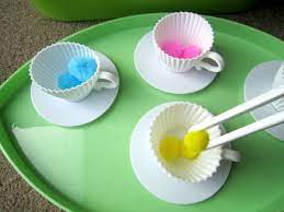 Summer is almost here and that means its time to put hands on activities in gear and stimulate your preschooler's senses. Mother S Day Activities For Kids Tea Cup Sensory Bin Mother S Day Activities Activities For Kids Sensory Bins