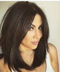 Epingle Par Stephanie Fuentes Sur Hairstyle Coupe De Cheveux Cheveux Mi Long Coupe Coiffure