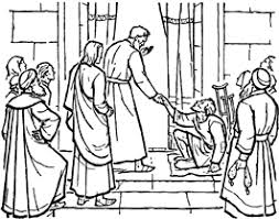 We learned in the previous story that the disciples began meeting in the temple courts and in their homes daily. Acts 3 Coloring Pages