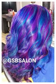 Pravana Vivids Galaxy Hair Blue Locked In Blue Purple Pink Hair Inspiration Color Galaxy Hair Hair
