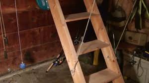 Whether you already have an existing cavity in your roof or need to create a new one. Counterbalanced Ship Ladder For Attic Youtube