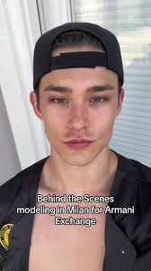 BTS modeling for Armani Exchange