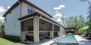 For patios or porches that already have a roof, screening that consists of mesh materials costs roughly $4.50 per. Products New Horizons
