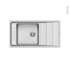 Evier De Cuisine Comacio Inox Anti Rayures 1 Grand Bac Egouttoir A Encastrer Oskab Egouttoir Evier Cuisine Evier
