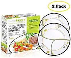 Remember that a portion is not the same as a serving. Amazon Com Portion Control Plates Kit From Precise Portions Lunch Dinner Meal Plan Eating Guide T Portion Control Precise Portions Portion Control Plate