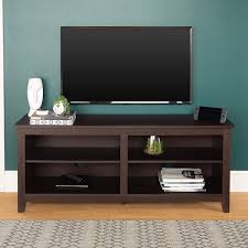 We Furniture Minimal Farmhouse Wood Universal Stand For Tv S Up To 64 Flat Screen Living Room Storage Cool Tv Stands Wooden Tv Stands