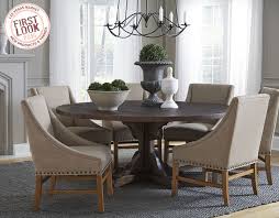 Modusfurn Will Showcase Its Expanded Crossroads Dining Warehouse Program Aug 2 6 During Round Wood Dining Table Round Dining Table Dining Table In Kitchen
