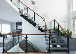 Shop beautiful glass stair railing systems at great prices at the stairway shop! Top 10 Modern Glass Railing Inspirations Specialized Stair Rail