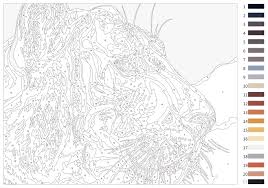 Download and print these free printable paint by numbers for adults coloring. 10 Best Adult Paint By Numbers Printable Free Printablee Com