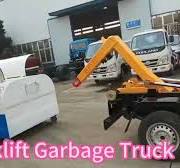 3-22 Ton Upper Body Structure Hook Lift Arm Garbage Truck Mini Roll off  Container Garbage Truck Hook
