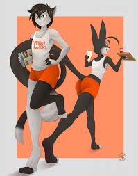 Furry femboy hooters