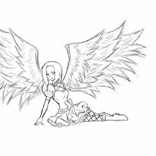 Dark angel anime coloring pages for adults. Dark Angel Coloring Pages