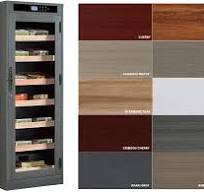The Remington Lite Cigar Humidor Cabinet with Custom Finish ...