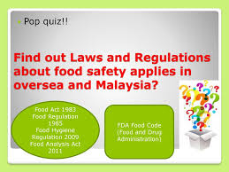 In exercise of the powers conferred by section 34 of the food act 1983 act 281, the minister makes the following regulations (b) in the case of imported packages and appliance, be in bahasa malaysia or english, and in either case may include translation thereof in any other language. Concept Need To Know First Ppt Download