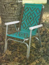 Patio Chairs Macrame Deck Lawn Folding Chair Ottoman Pattern Book Pdf Starshop Vintage Macrame Chairs Patterned Chair Lawn Chairs